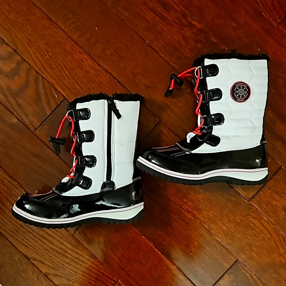 Totes Little Girls Sz13 Lined Waterproof Winter Boots